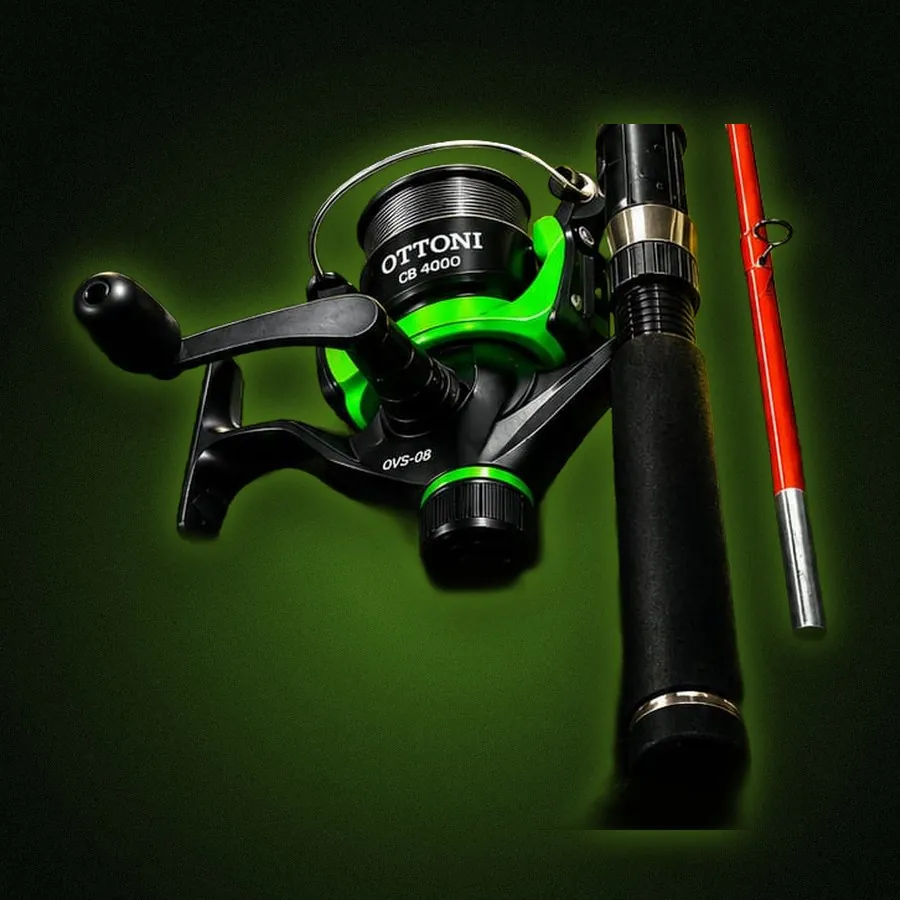 Combo caña Kawana 1,80 m + reel Ottoni CB 4000
