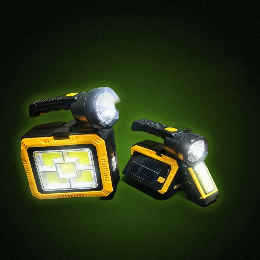 Linterna recargable solar